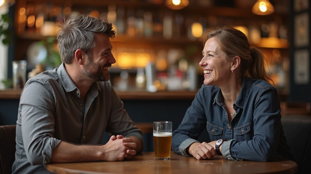 Nederlandse conversatie in traditioneel bruine kroeg met vriendelijke sfeer